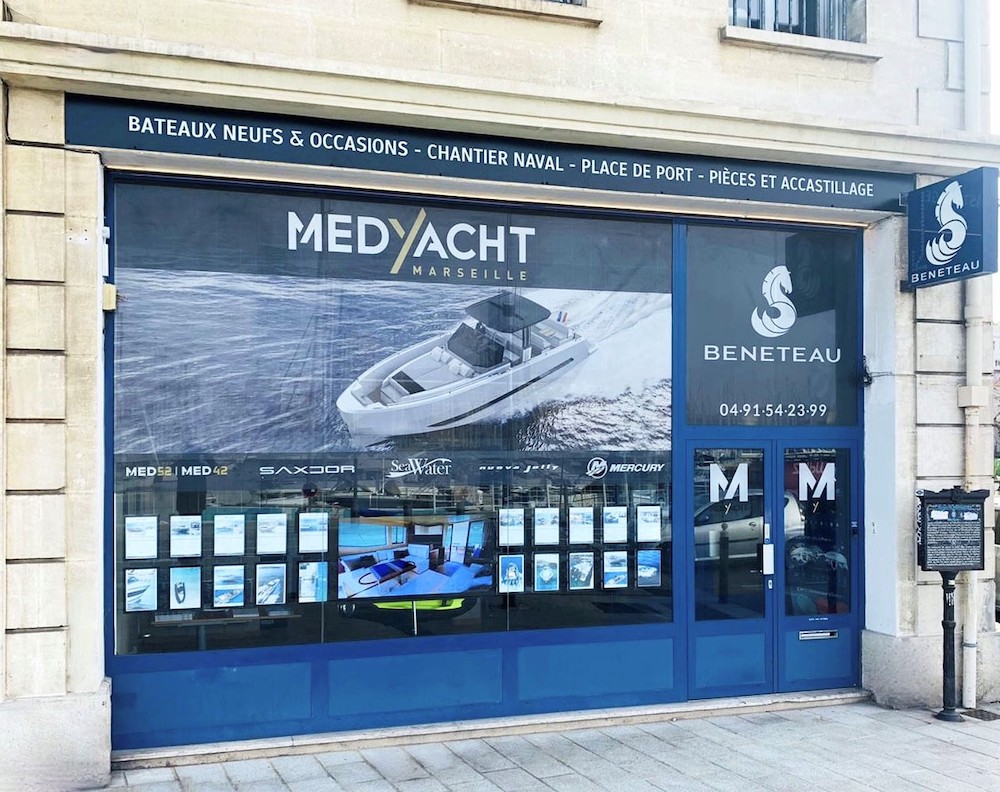 Medyacht Marseille vitrine