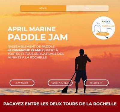 April Marine Paddle Jam affiche